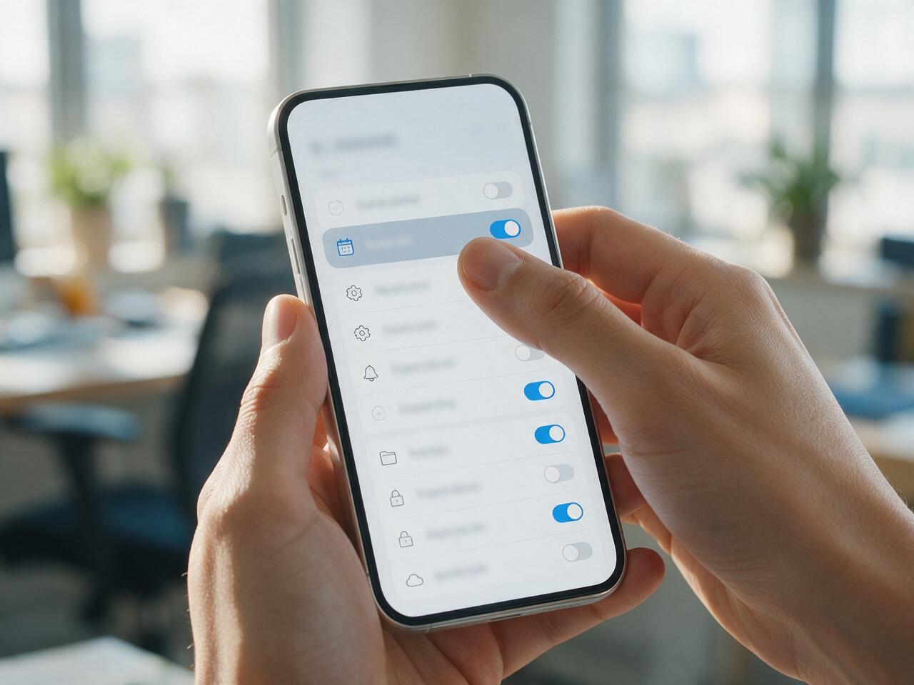 Configuration CalDAV sur iPhone dans les réglages iOS