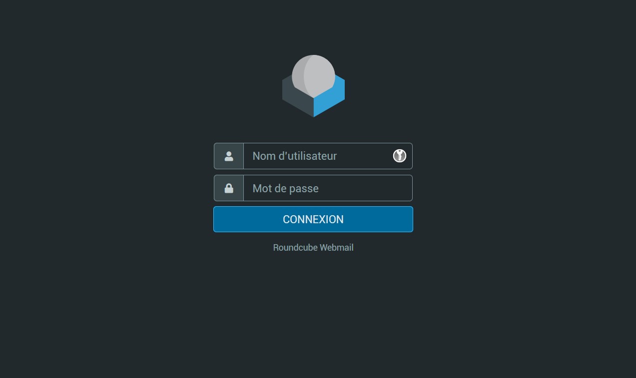Interface du webmail Domaine Des Noms montrant les nouvelles options de gestion